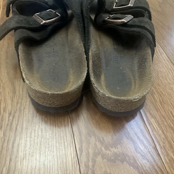 Birkenstock Arizona Soft Footbed Sandals Brown Mocha Suede Women's Size 40 - Picture 4 of 9